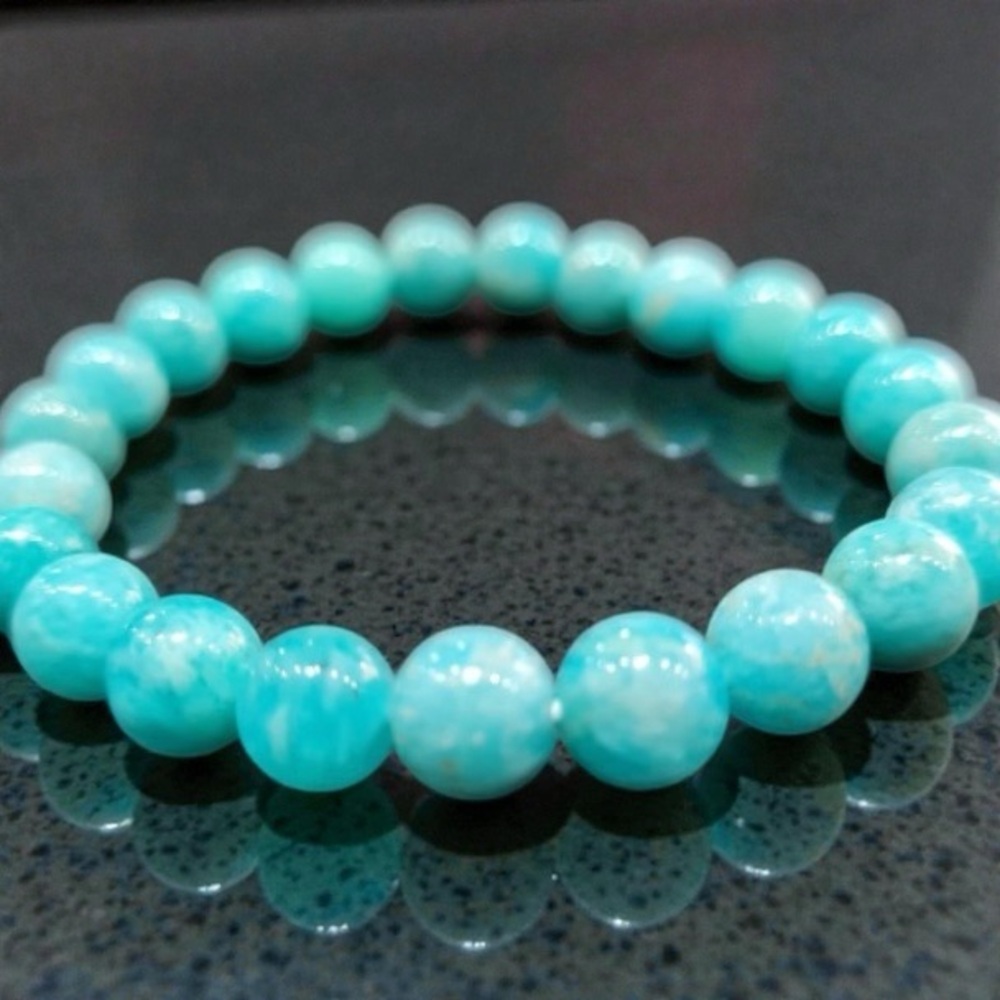 NWOTS Amazonite Beaded Bracelet - Unisex